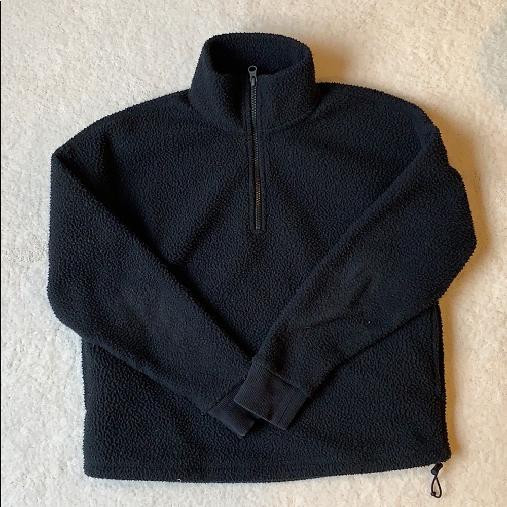 Everlane ReNew Half Zip Fleece Pullover